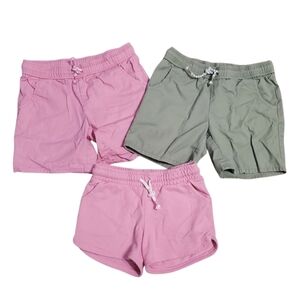 Cat & Jack Girl's Summer Shorts 3 PC Bundle S 6/7